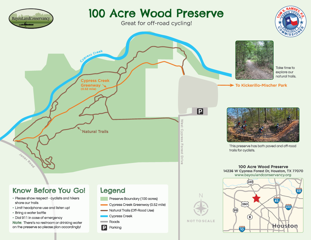 Recovered planning map for 100-Acre Wood Preserve