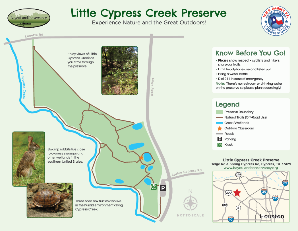 Recovered planning map for Little Cypress Creek Preserve