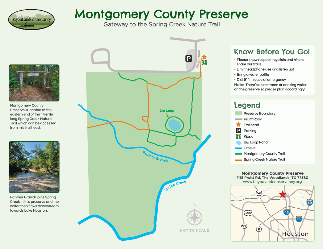 Recovered planning map for Montgomery County Preserves